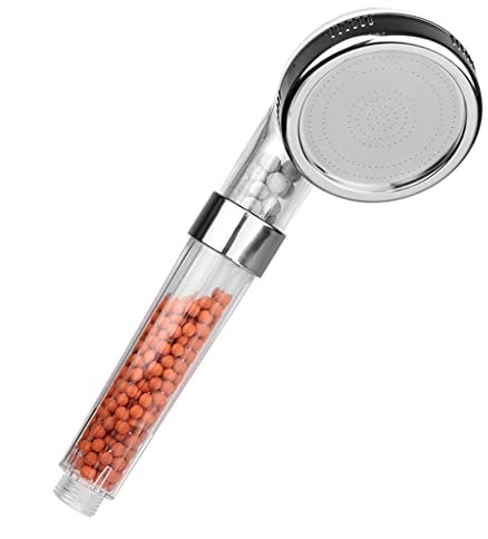 Shower Head Negative Ions Shower Heads, Filter for Hard Water, with Douche Nozzle, Removable, High Pressure, Bathroom Accessories for SPA,Home and Gym Shower