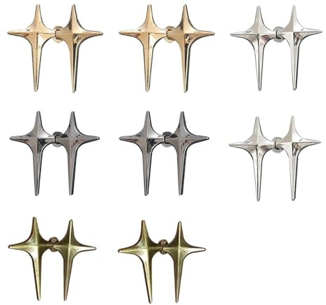 8 Pares De Alfileres Ajustables Para Jeans, Clips Para Ajustar La Cintura De Pantalones Sin Costura, Botones De Cintura Reutilizables, Solución Práctica Para Jeans Y Ropa Waist Knots Jeans