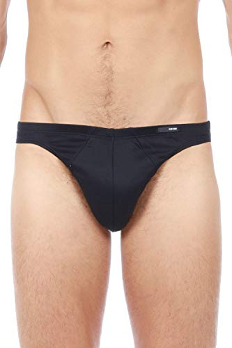 HOM Hommes Confort Micro Slips Hommes Briefs Underwear Slip Haut de Gamme en Coton - Navy