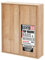 FACKELMANN Doppel-Hängeschrank Finn/Push-to-Open-Technik/Maße (B x H x T): ca. 60 x 75 x 20,5 cm/Schrank fürs Bad mit 2 Türen/Korpus: Braun hell/Front: Braun hell/Rahmendekor: Braun hell