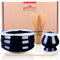 Goodwei Matcha Kit con Cuenco Matcha Ceramica, Batidor y Cuchara Te Matcha | Tazón de Té Chawan artísticamente, Soporte para Batidor en el mismo diseño | Juego Ceremonia del Té (Kori, 80)