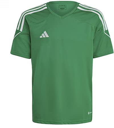 Adidas Boys Jersey (Short Sleeve) Tiro 23 League Jersey, Team Green/White, IC7483, 152