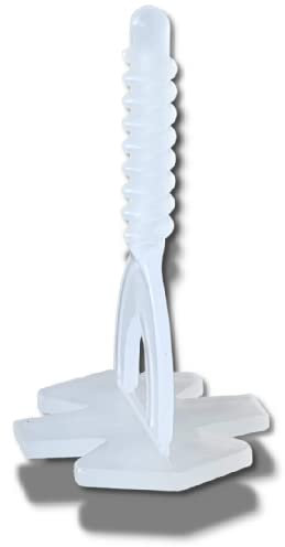 Ista Tools - Fliesenverlegehilfe 2mm, 1000 Gewindelaschen, Nivelliersystem, Verlegehilfe, Zuglaschen, Fliesen Werkzeug (2mm-1000 Gewindelaschen)