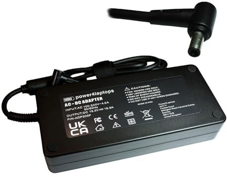 Power4Laptops AC Adapter Laptop Charger Power Supply Compatible With Asus TUF Gaming TUF566QR