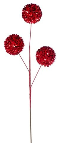Red Sequin Triple Ball 26 by Vickerman