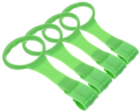 Toyvian Anillos Colgantes para Corralito de Ñiño, Accesorios Portátiles de Pp para Entrenamiento de Fuerza de Brazo y Juego en Parque Infantil, 2 Pares para Niños Pequeños