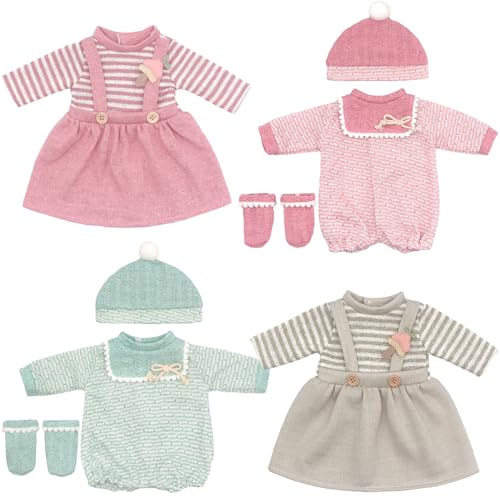 ZITA ELEMENT 8 Pièces Vêtements de Poupée 14 à 18 Pouces