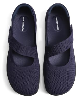 DREAM PAIRS Ballerine Mary Jane damtröja, Marin, 36.5 EU
