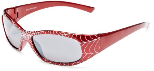 Eyelevel Cobweb Sunglasses for Boys - Red Kids Sunglasses - 100% UVA/UVB Protection - One Size 6-12 years old