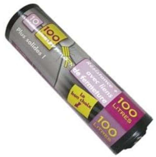 ELBE Sac Poubelle 100L X10 Nf 82X92 10040Sm, Voir Descriptif