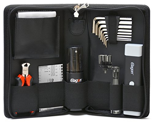 Elagon Pro Care Kit (ST) Guitar Cleaning/Maintenance Kit. All Essential Guitar Tools to Keep Your Guitar Clean & Well Set Up For Best Playability+Speed! Perfect Kit for Home and Gigs!