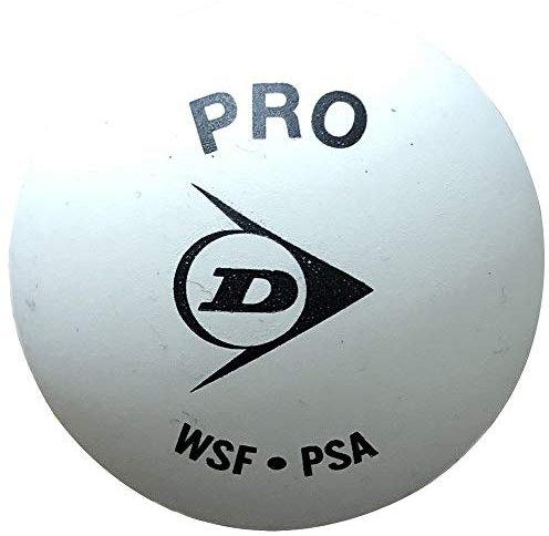 Dunlop Squash Pro Squashball, Weiß, 12er Box