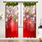 - Set di 2 Tende Natalizie Lavabili, 85 x 200 cm, per Soggiorno, Camera da Letto, Porte e finestre