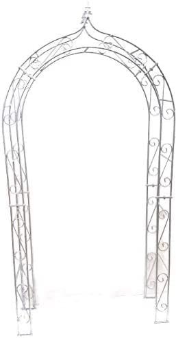 Alt Mebel Ihr Gartentraum 120 cm, Höhe 236 cm, Gewicht 25 kg, Tiefe 36 cm Rosenbogen Feuerverzinkt Massiv Eisen Gute Qualität Stabil 12 mm Stabil