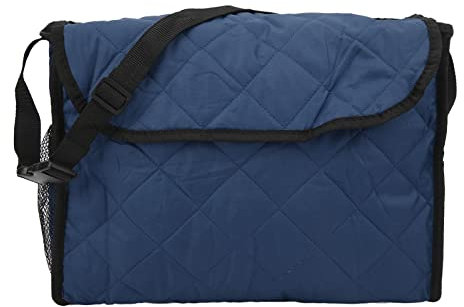 TOPINCN Borsa da Appendere per Sedia a Rotelle, Borsa per Sedia a Rotelle Borsa per Camminatore Grande Accessori per Braccioli per Sedia a Rotelle Multifunzionali per Carrello per Scooter(Blu Navy)