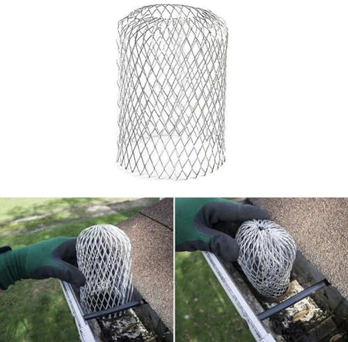 Wetterbeständige Aluminium-Dachrinnen-Abdeckung für Laub, Schmutzfang