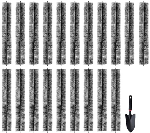 VEVOR Gutter Brush, 20 Pcs 5.25 in Dia. Gutter Cleaning Tools, 60 ft Extended Cleaner Brush for 5 in Raingutter, No Ladder Needed, for Easily Removing Leaves and Debris from Roof