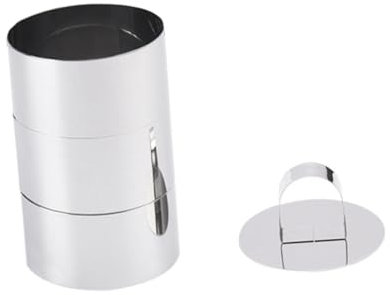 CIYODO Ensemble De Moules À Gâteau Mousse Emporte-pièces Ronds Pour Biscuits 3 Tailles Moules De Cuisson En Acier Inoxydable Antiadhésif Pour Un Démoulage Facile