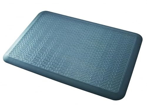 Q-CONNECT Anti-Ermüdungsmatte für Steharbeitsplätze/Komfortmatte/Arbeitsplatzmatte für gesundes & schmerzfreies Stehen/Komfortkissen für Stehpult Büro/ 90x50x2cm/ Farbe: Schwarz