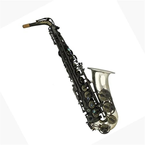 Professionell Saxofon Mattsvart Silverhorn Altsaxofon Professionellt Instrument