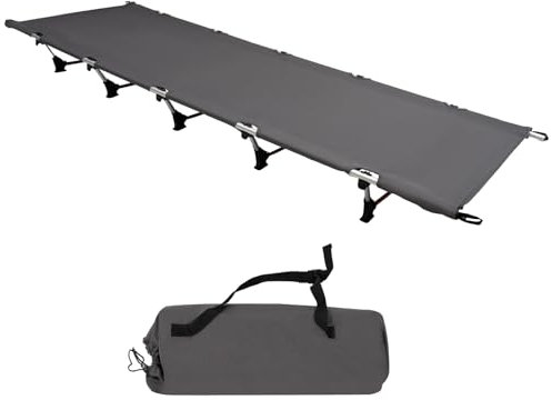 Feldbett Klappbar, Campingliege Faltbar Leicht mit Tragetasche, 190*65*15cm Tragetasche Oxfordgewebe Gästebett, Feldbetten & Hängematten für Zelten Wandern Home Rucksackreisen Büro, BIS 150kg