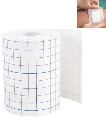 1 Rotolo da 10 cm x 10 m Nastro di Fssaggio Medico, Nastro Adesivo Medico Flessibile e Traspirante, Adesivo Professionale Non Tessuto, Cerotto Rotolo Medicazione, per Fissaggio Gessi e Cure Ferite