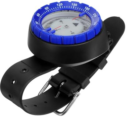 PENIKOKO Diving Compass Wrist Mount with Rugged Strap for Kayak and Scuba Navigation High Accuracy Compass for Outdoor Sports and Underwater Exploration