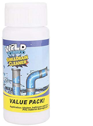 Yinhing Desagno Limpiador de Polvo de Polvo Alcalino Solvente Alcalino Survente Limpiador de Inodoro Aprendador de Drenaje Cleaner de Tubería Disuelve el para el Cabello para el