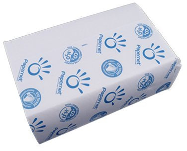 Papierhandtuch 22 x 32 cm hochweiß Interfold, 3.000 Blatt, 2-lagig