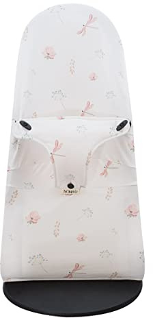 JYOKO Kids Cover Liner Compatible with Baby Bouncer Babybjorn Soft, Balance, Bliss and Mini (Dragonfly, Cotton)