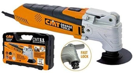 CMT CMT11 Elettroutensile Multifunzione Oscillante 300W (230V 50 Hz), Arancio/Nero