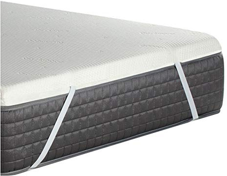 MICAMAMELLAMA Surmatelas en Mousse viscoelastique à mémoire de Forme - epaisseur 8cm (140x190x8)