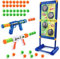 deAO Shooting Games Toys for Kids, Moving Shooting Targets Games for Indoor Outdoor Garden, Nerf Toys Guns Gifts for 5-10+ Year Old Boys Girls