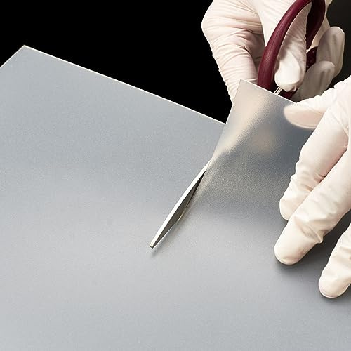 NIANXINN Balcone,Pannelli Acrilico Trasparente Satinato Lastre Acrilico Foglio di Plastica,Schermo Privacy,Recinzione Copertura per Finestre,Progetti e Design Fai da Te (50x250cm)