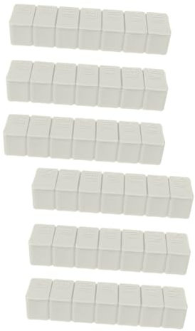 minkissy 6 Stück Eine Pille Mit Sieben Fächern Für Eine Woche Tägliche Pillendosen Fächer Pillen Organizer Wöchentliches Etui Tragbarer Medikamenten Organizer Weiß Reisezubehör