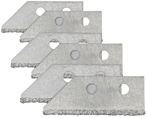 wolfcraft 5571000 - Lot de 6 Lames de rechange pour gratte-joint