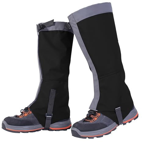aqxreight Ben Gaiters Anti-Tear Snow Boot Gaiters för Utomhusäventyr Vandring och Mer