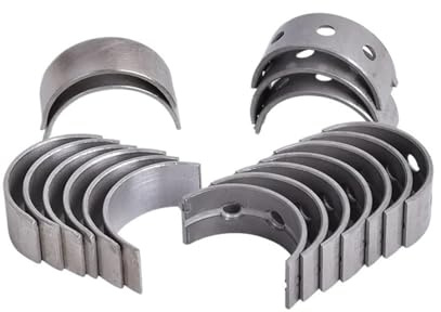 BYINGS Set di cuscinetti biella e albero motore compatibili con CBR250 MC22 CB250 STD, da 27,5 mm, 28(Standard Size)