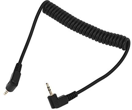 Solinder Camera Flash Sync-kabel 2,5 Mm Hane Till Hane, 1 Meter Längd, Lämplig Storlek på Kameragränssnittet, Bekväm Förvaring, Kompakt Design