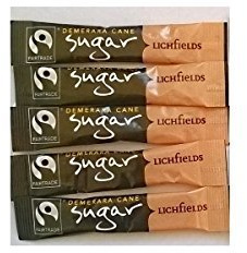 250 Demerara Sugar Individual Stick Sachets by Lichfields