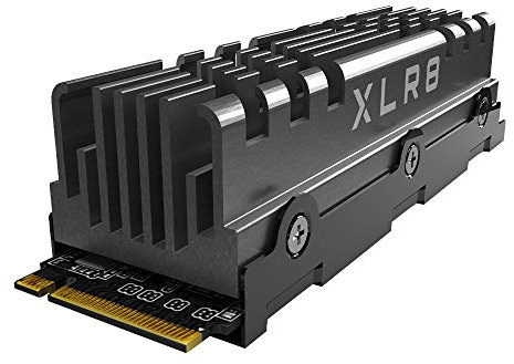 PNY XLR8 CS3140 M.2 NVMe Gen4 x4 Internal Solid State Drive (SSD) with Heatsink 2TB, Read Speed up to 7500 MB/s, Write Speed up to 6850 MB/s