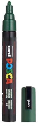 Posca Felt Pen Green English PC5M cone point mo