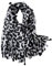 FAIRYGATE Schal Leopardenmuster Damen Halstuch Langen Hals Schals Damenmode Leopard Tiermuster Cape Abendgesellschaft Stilvolle Accessoires mit Quaste 19225