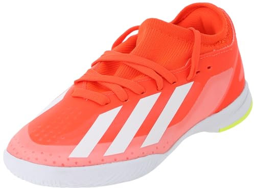 adidas X Crazyfast League in J Astro Turf Football Boots Red 5 UK Child