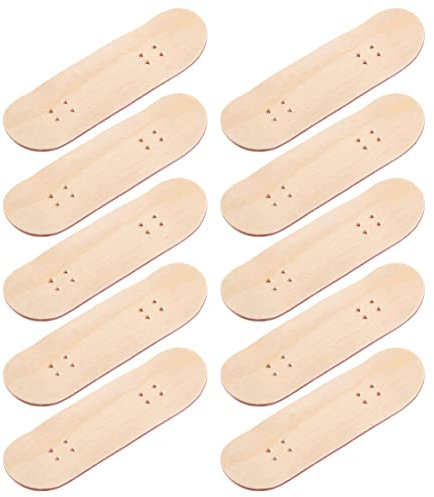 Kochenty 10 Stück Fingerboard-Ersatzteile aus Holz für Finger-Skateboards