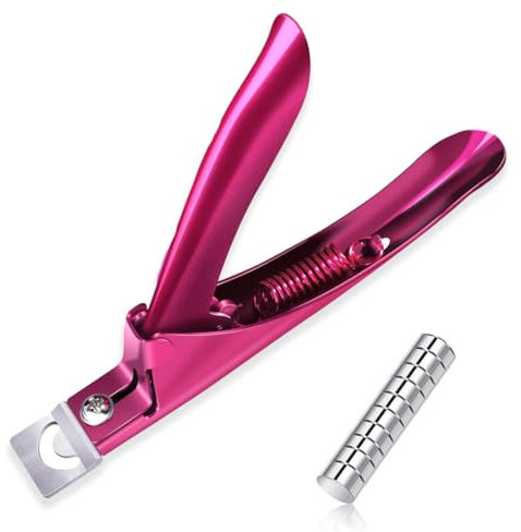 1 cortaúñas con 15 imanes, cortauñas profesional de gel cortaúñas para uñas artificiales, cortauñas