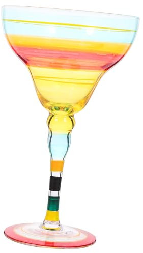 ABOOFAN Bicchiere in Colorato - Bicchiere Da Margarita Dipinto A Mano Perfetto Per Le Feste