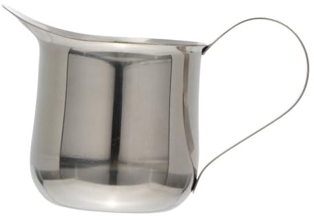 MOTHNUR 2oz Brocca in Acciaio Latte Con Beccuccio Affilato e Manico Ergonomico Resistente Calore e Corrosione Per Casa e Caffetteria Contenitore Robusto Per Latte Panna e Sciroppi