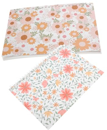 Gatuida Sticker Storage Book Set 2pcs Paper Decal Holder Albums with 32 Sheets Each Refillable Sticker Collection Organizer for Scrapbooking and Crafting for Arts and Crafts Storage