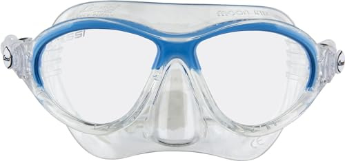 Cressi Depuis 1946 - Moon Kid Premium Junior Mask Masque de Natation et Snorkeling pour Enfants de 5 à 10 Ans avec Anti Fog Anti Rayure Protection UV Large Vision pour Piscine mer et Vacances